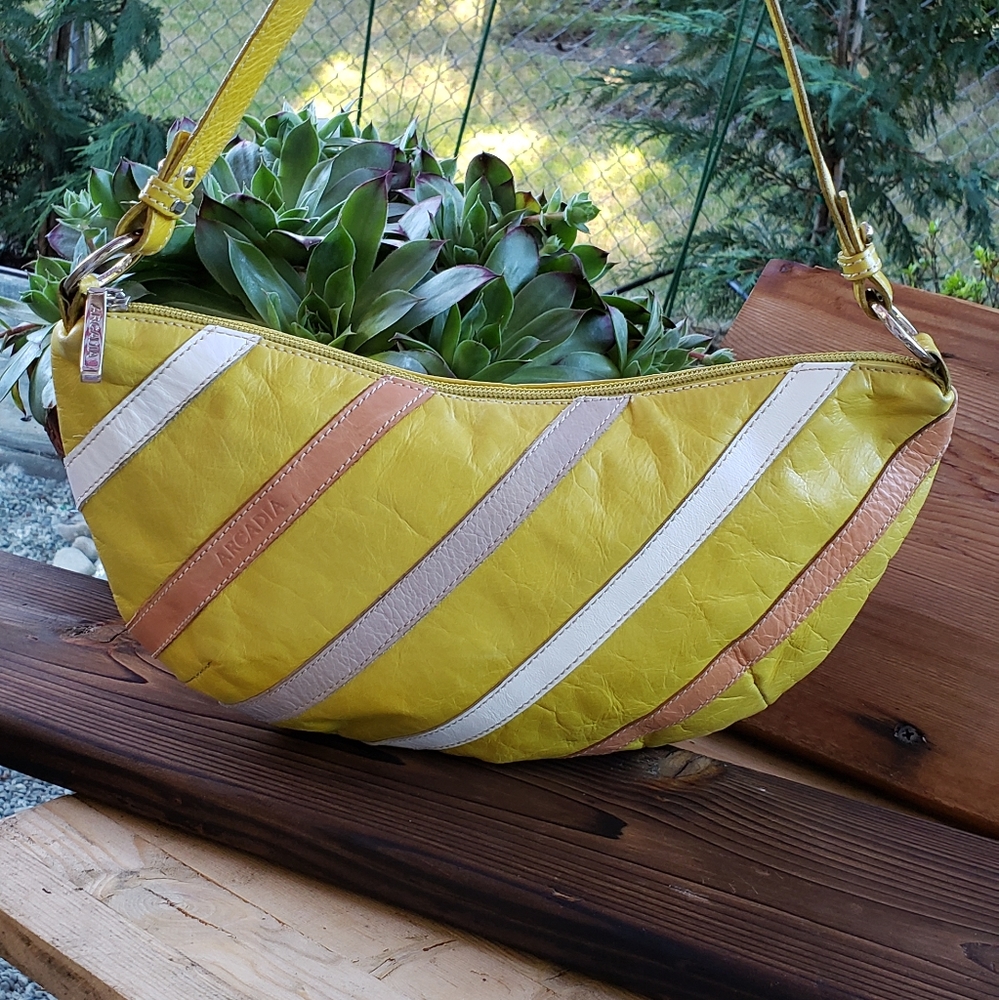 Arcadia Leather Funky Hobo Bag
